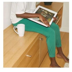 Lunya Soft Modal Draped Jogger in a stunning green.